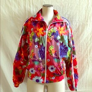 Adidas floral jacket
